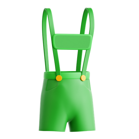 Pantalon vert  3D Icon