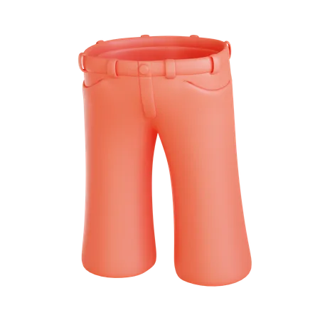 Pantalones anchos  3D Icon