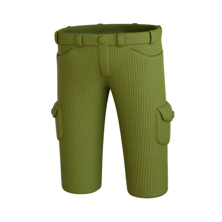 Pantalones cargo realistas  3D Icon