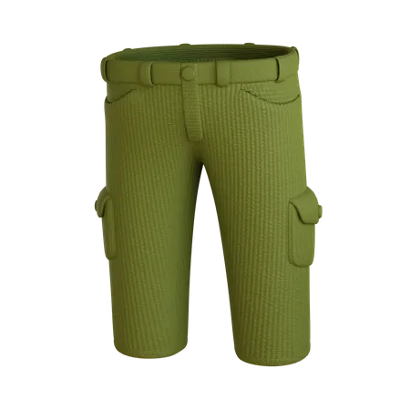 Pantalones cargo realistas  3D Icon