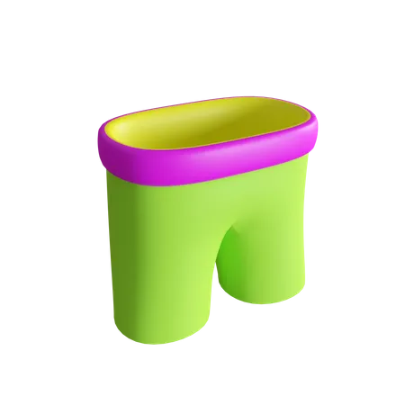 Pantalones cortos  3D Icon