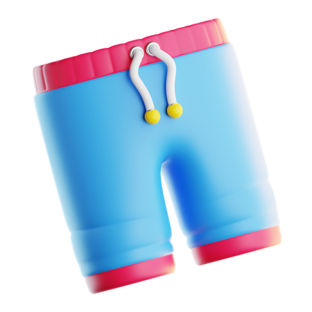 Pantalones cortos de verano  3D Icon