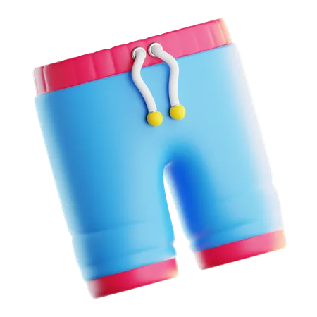 Pantalones cortos de verano  3D Icon