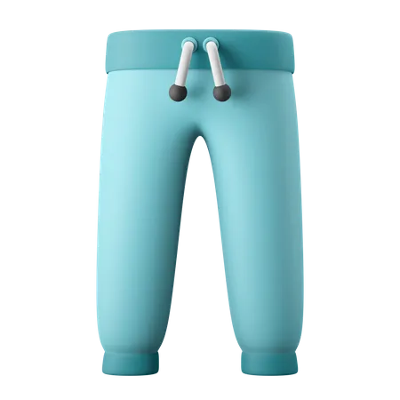 Pantalones Deportivos Conjunto De Gimnasio Icono 3 D Editable 3D Icon