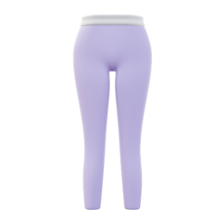 Pantalones de yoga de las mujeres  3D Icon