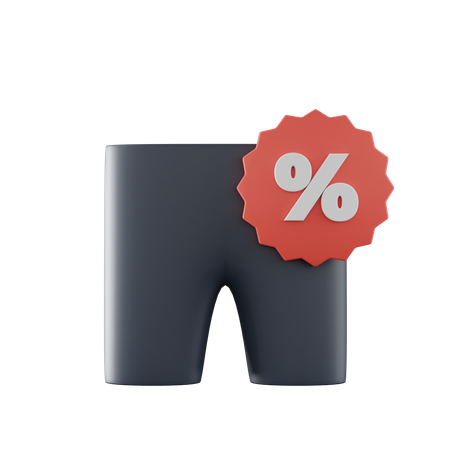 Pantalons discount  3D Icon