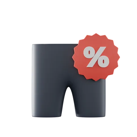 Pantalons discount  3D Icon