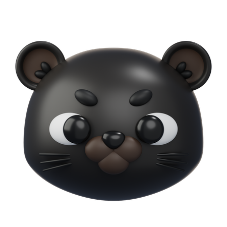 Panthère noire  3D Icon