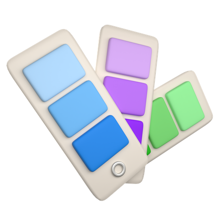 Pantone Color Card  3D Icon