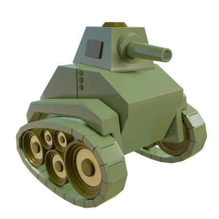 Panzer  3D Illustration