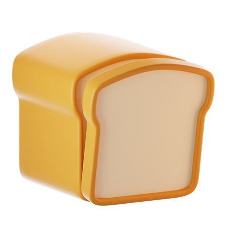 Pão  3D Icon