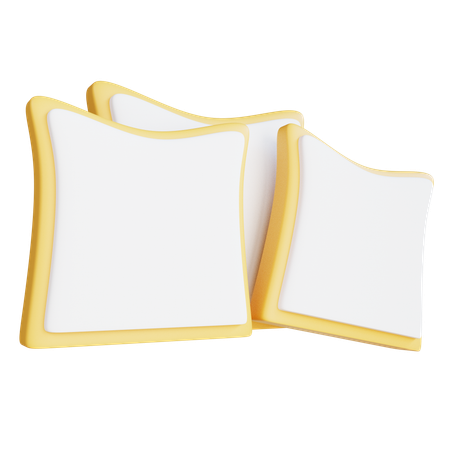 Pão  3D Icon