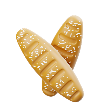Pão de forma  3D Icon