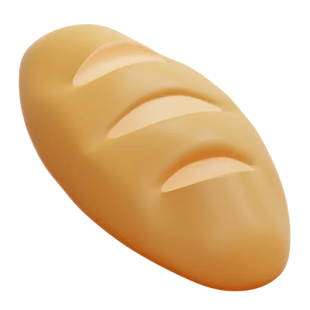 Pão  3D Icon