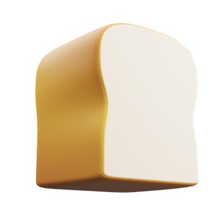 Pão  3D Icon