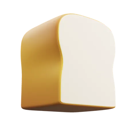 Pão  3D Icon