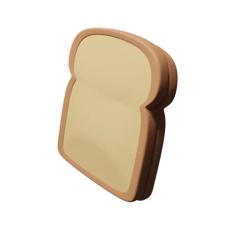 Pão  3D Icon