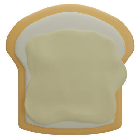 Pão  3D Icon