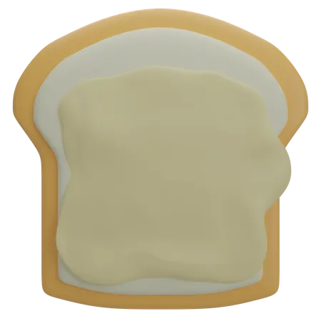 Pão  3D Icon