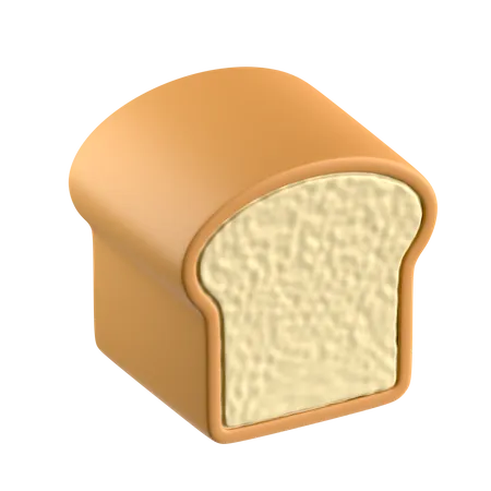 Pão  3D Icon