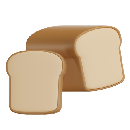 Pão  3D Icon