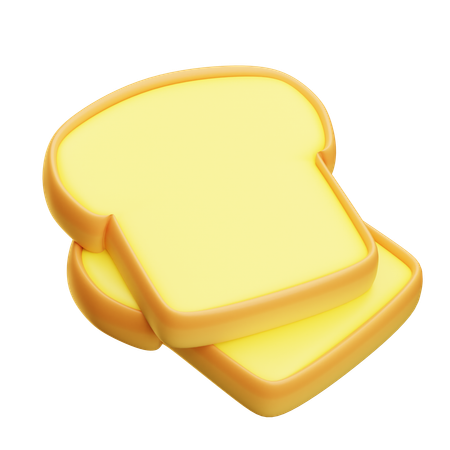 Pão achatado  3D Icon