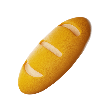 Pão baguete  3D Icon
