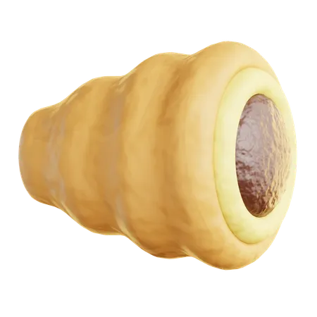 Pão de chocolate  3D Icon