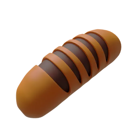 Pão de chocolate  3D Icon