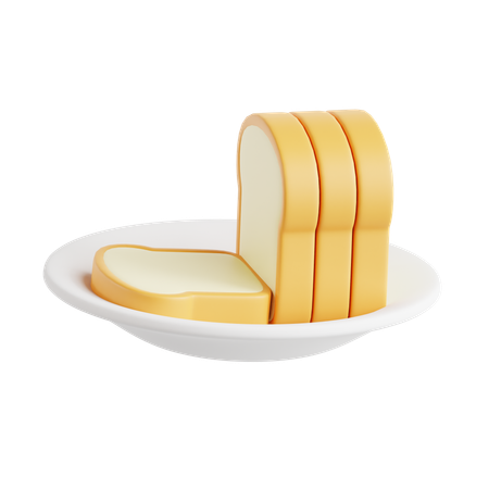 Pão de forma  3D Icon