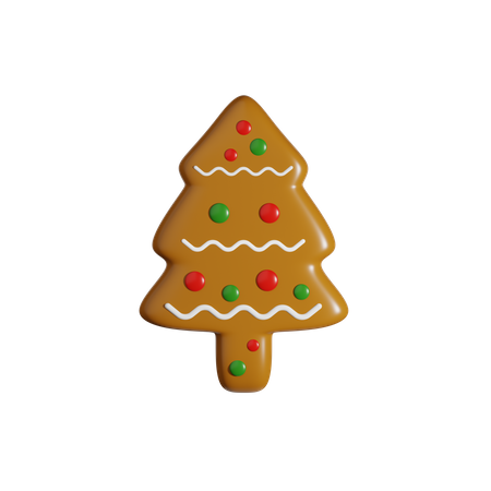 Pão de gengibre de natal  3D Icon