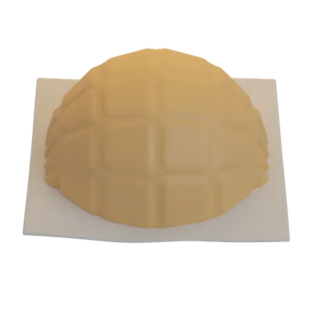 Pão de melão  3D Icon