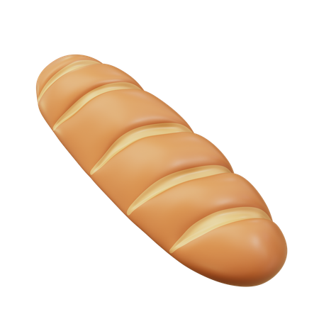 Pão francês  3D Icon