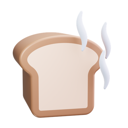 Pão  3D Icon