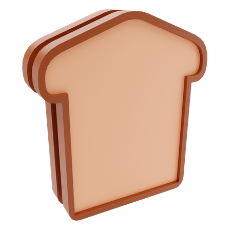 Pão de trigo  3D Illustration