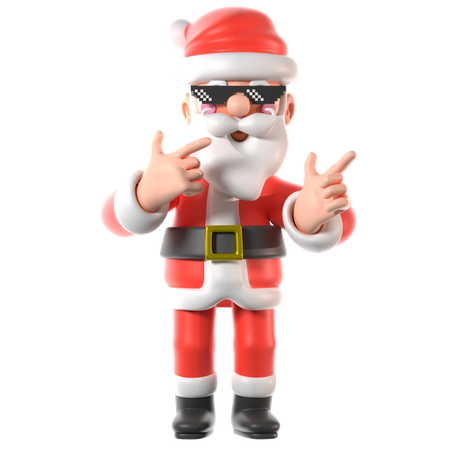 Santa Claus  3D Illustration