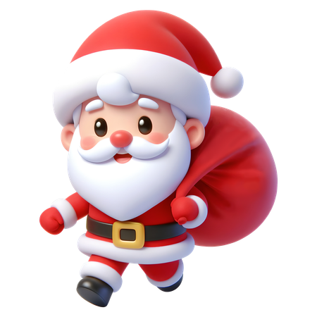 Santa Claus  3D Icon