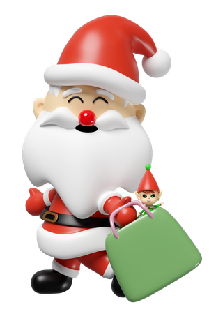 Santa Claus  3D Icon