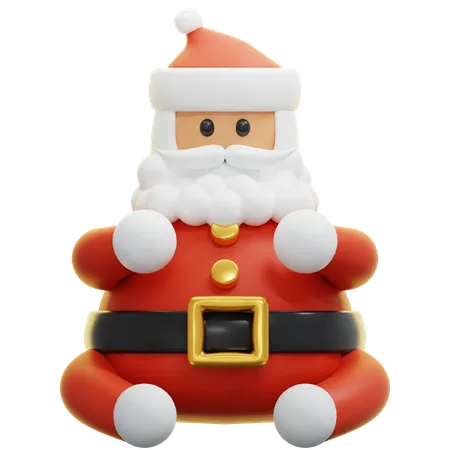 Santa Claus  3D Icon