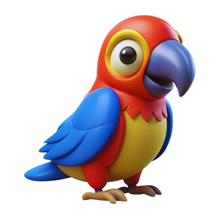 Papagaio  3D Icon