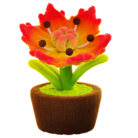 Flor de tulipas papagaio  3D Icon