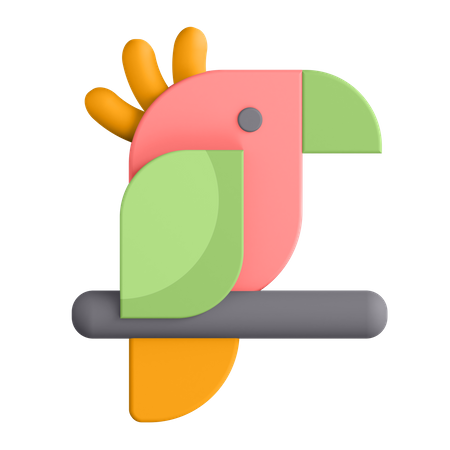 Papagei  3D Illustration