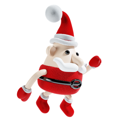 Papai Noel  3D Illustration