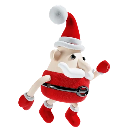 Papai Noel  3D Illustration