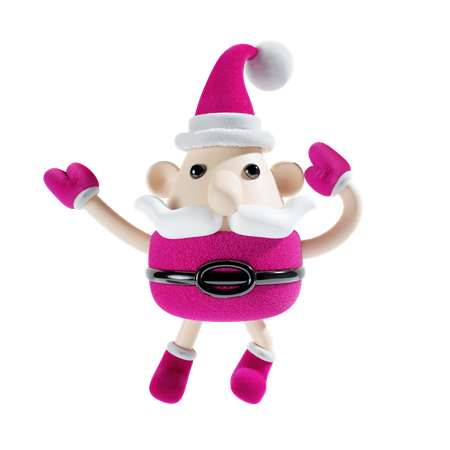 Papai Noel  3D Illustration