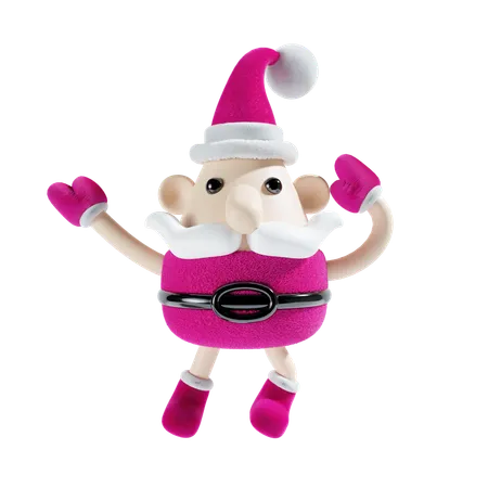 Papai Noel  3D Illustration