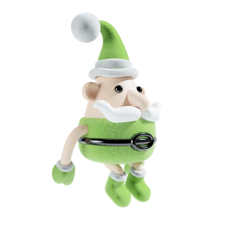 Papai Noel  3D Illustration