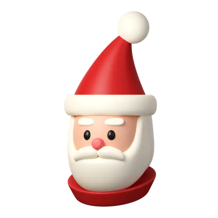 Boné de Papai Noel  3D Icon