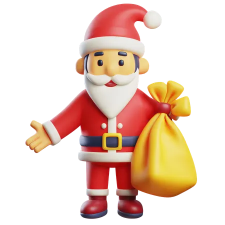 Papai Noel  3D Icon