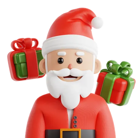 Papai Noel  3D Icon